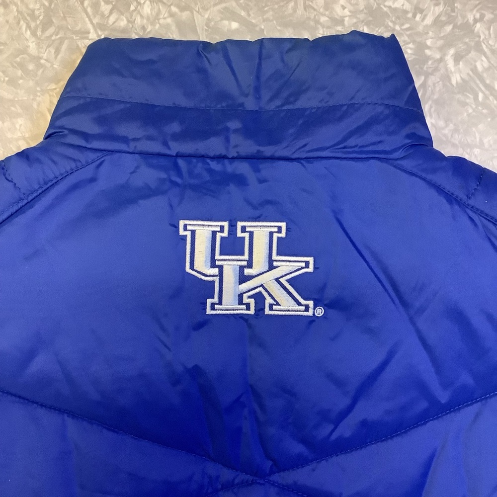 Colosseum University of Kentucky Wildcats Women’s Micro Puffer Vest Size L - Picture 12 of 13